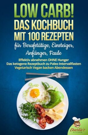 Low Carb! - Abnehmen OHNE zu hungern (inkl. Diätplan) Was erwartet Sie in diesem Buch? (ACHTUNG: Zusammenfassung in nur EINEM SATZ) Wer sich die Artikelbeschreibung komplett ersparen möchte, für diejenigen versuche ich mein Buch in einem Satz zusammenzufassen: Sie machen eine Diät OHNE ES ZU MERKEN, bzw. OHNE AUF IHRE GEWOHNTEN GERICHTE VERZICHTEN ZU MÜSSEN! Für diejenigen, die eine ausführlichere Anleitung wünschen, werde ich in diesem Text eine knappe Einführung in meinem Buch schenken. Wie bereits angedeutet, bekommen Sie hier genau die Kochrezepte serviert, die Sie in der Regel vermeiden sollten, jedoch in einer gesunden Variante, wo diese ohne Konsequenzen verzehrt werden können. Sie machen quasi „keine Diät“ und können z.B. trotzdem von einer Gewichtsreduktion profitieren und, oder Muskulatur aufbauen, genauso können Sie sich auch einfach nur gesund ernähren, ohne dadurch auf irgendeiner Art und Weise darunter zu leiden. Genau deswegen habe ich dieses Buch geschrieben, denn hier bekommen Sie ALLE GERICHTE die Sie in einer Diät„nicht essen dürfen“ jedoch in einer GESÜNDEREN Variante auf einem Silber Tablet, bzw. innerhalb eines E-Book, oder Taschenbuch serviert. Welche Rezepte kommen vor? (Beispiele)? (BONUS: Es sind auch VEGETARISCHE & VEGANE Gerichte vorhanden!) Brote, Brötchen, Baguette-Sandwiches Eierkuchen, Pfannkuchen, Pancakes, Crêpes Haselnuss Crème, Marmelade (Aufstriche) Flammkuchen Pizza Frikadellen Lahmacun (Türkische Pizza) Döner (Kebab Sandwich) Gyros Pita Pasta, Gnocchi Lasagne Kartoffelpuffer Double BIG Hamburger, Pommes Mexico, Asia, China Küche Süßspeisen: z.B. karamelisierte Mandeln, Pudding, Milchreis Karamel / Joghurt / Milchschokolade (Ersatz für sehr bekannte Schokoriegel-Sorten) Tiramisu, Ice Cream Torten Herzlichst, Ihr Charlie’s Kitchen