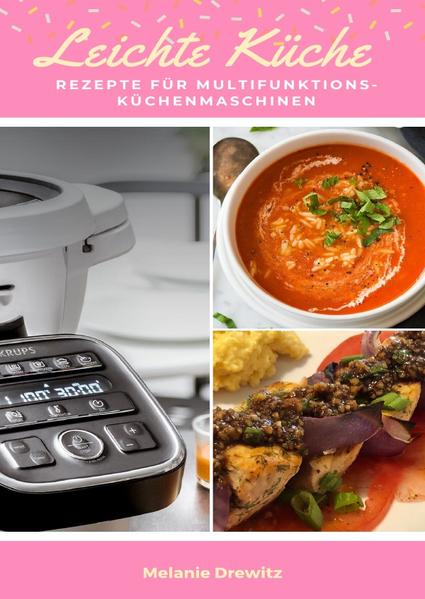 Mit den Multifunktionalen Küchenmaschinen können Sie: kochen, schmoren, dampfgaren, dünsten, rühren, kneten, aufschlagen, Teig gehen lassen, emulgieren, vermischen, mixen, Zerkleinerern, schneiden, mahlen, und vieles mehr. Diese Maschinen vereinen zahlreiche Küchengeräte. So sparen Sie nicht nur Platz in der Küche, sondern auch Zeit, denn aufwendiges Umbauen oder Umrüsten entfällt und der Reinigungsaufwand ist deutlich geringer. Kein "Danebenstehen": die Geräte arbeiten sicher und zuverlässig, so können Sie gleichzeitig andere Dinge erledigen oder sich einfach zurücklehnen und anschließend genießen. Meine Rezeptauslese "Leichte Küche" schenkt Ihnen ein neues Koch- bzw. Backerlebnis auf 57 Seiten. Ich habe für Sie die leckersten Rezepte für Multifunktionale Küchenmaschinen wie Prep&Cook, Thermomix und viele andere in diesem Buch zusammengetragen und wünsche Ihnen viel Freude beim Ausprobieren.