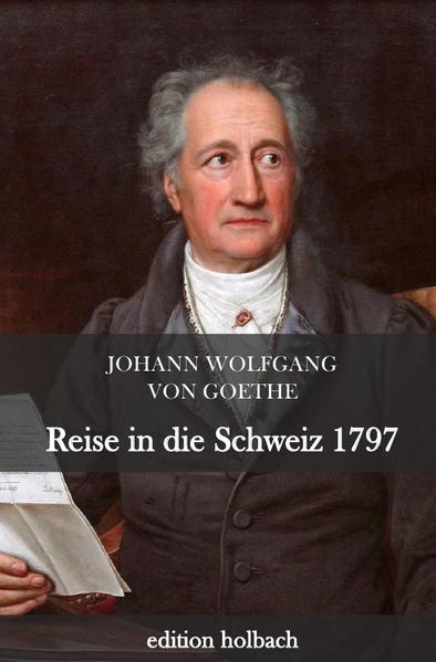 Diese Ausgabe enthält Briefe (u.a. an Friedrich Schiller und Conrad Ferdinand Meyer) und Tagebucheinträge, in denen Goethe seine dritte Reise in die Schweiz und deren Vorbereitung beschreibt. Johann Wolfgang von Goethe war ein deutscher Dichter und Naturforscher. Er gilt als einer der bedeutendsten Schöpfer deutschsprachiger Dichtung. Goethes literarisches Werk umfasst Lyrik, Dramen, Epik, autobiografische, kunst- und literaturtheoretische sowie naturwissenschaftliche Schriften. Daneben ist sein umfangreicher Briefwechsel von literarischer Bedeutung. Goethe war Vorbereiter und wichtigster Vertreter des Sturm und Drang. Sein Roman «Die Leiden des jungen Werthers» machte ihn in Europa berühmt. Sein «Faust» errang den Ruf als die bedeutendste Schöpfung der deutschsprachigen Literatur. Im Alter wurde er auch im Ausland als Repräsentant des geistigen Deutschland angesehen.