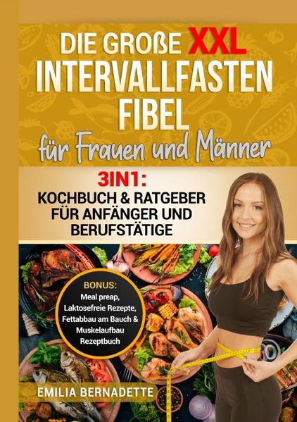 Dieses 2in1 Ratgeber & Kochbuch ist ein Geschenk an alle, die sich mit der gesunden Ernährung beschäftigen und keine Lust haben, lange in der Küche zu stehen oder Zutaten suchen zu müssen. Die Zutaten in diesem Buch sind völlig leicht & simpel zu finden und Preiswert. Ohne komplizierte Zubereitungen und dennoch ein Genuss. Diese und weitere Gründe haben mich dazu bewegt dieses Buch zu schreiben und Ihnen diese Informationen als Mehrwert anbieten zu können. Lassen Sie mich eine Einführung mit den wichtigsten Punkten und interessanten Fakten präsentieren. Ob für Singles, oder die ganze Familie, hier ist für jeden etwas dabei. Kleine Einblicke in das Buch, diese Bereiche erwarten Sie •Grundbasics (Fastenarten) •Gesund abnehmen ohne hungern •Stoffwechsel beschleunigen •Grundrezepte (Vegge & Vegan freundlich) •Gluten-Laktose freie Rezepte •Gesunde „Fast-Food“ Rezepte •Meal-Preap Rezepte Bonusteil: •Vor & Nachteile (das Unerwähnte) •Micro & Makronährstoffe •Intervall & Keto •Ausdauersport •Muskelaufbau •Yoga •Tipps & Tricks Wir wünschen Ihnen viel Spaß beim Ausprobieren der Rezepte und hoffen Sie können die gewonnene Zeit sinnvoll nutzen.