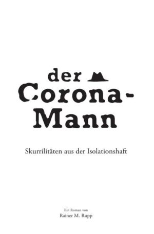 Ein Leben an der Fensterbank Der Corona-Mann sitzt gerade am Fensterbrett, als die Seuche ausbricht. Als hauptberuflicher Fenstersitzer sieht er aus nächster Nähe, was das Virus anrichtet - in seiner Straße, bei den Passanten, bei sich selbst. Doch Scheitern ist für ihn keine Option. Zuerst verliert er sich in grotesken Gedanken und stolpert von einer skurrilen Situation in die nächste - Puzzle-Orgien, Haselnussschnaps und die ungestillte Sehnsucht nach einer Fernsehmoderatorin bestimmen seinen Alltag. Aber am Ende findet der Corona-Mann schließlich das, wonach schon Herr Rossi immer gesucht hat: das Glück. Der Roman entstand während der Isolationshaft des Autors im Frühjahr und Sommer 2020 im Zuge der Seuche. Der Corona-Mann bildet in grotesker Weise den Alltag und die Gedanken eines Menschen in Quarantäne ab - eine Realsatire auf 240 tiefgründigen Seiten. Freunde rabenschwarzen Humors werden ihre helle Freude daran haben. Der Corona-Mann steckt in uns allen. Er ist starker Hypochonder, trägt einen Motorradhelm als Schutz vor dem Virus und verliebt sich während seiner Isolationshaft in einen Bürolocher. Obwohl er den ganzen Tag nur am Fensterbrett sitzt, erlebt er dort eine wahre Achterbahnfahrt der Gefühle. Er sieht Unglaubliches auf der Straße, in seinem Kopf entsteht daraus ein verschrobenes Weltbild, das an Absurditäten und existentiellen Wahrheiten nicht zu überbieten ist. Der Held des Romans zeigt den modernen Menschen in seinem Kampf mit ganz normalen Leuten und Ereignissen, die ihm das Leben schwer machen: Toilettenpapier-Hamsterkäufer, Biker mit Doppelrohrauspuff-Neurose, bösartige Nachbarn, die während der Isolationshaft aufgehen wie Hefebrötchen im Ofen, Passanten mit wilden Frisuren, in denen kleine Vögel nisten, Hygieneleugner, die ihren Mundgeruch als Waffe einsetzen, Verschwörungstheoretiker mit ausgeprägtem Brüllreflex, Virologen mit gigantischem Nasenpopel sowie ein Chihuahua, der von einer Schleiereule erbeutet wird.