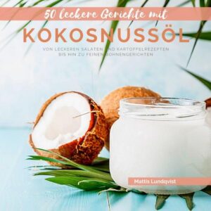 Zeit für mehr Kokosöl in der Küche! Wer das Superfood Kokosnussöl mag und damit leckere Gerichte kochen möchte, ist hier genau richtig. Mit fünfzig tollen Rezeptideen, die für jeden Anlass und Geschmack etw. zu bieten haben. Wie wäre es mit einem Mandel-Quinoa-Salat zwischendurch? Lust auf eine Karotten-Curry-Suppe? Auf der Suche nach schmackhaften Hauptspeisenideen bei spontanem Besuch, die dank Kokosnussöl vorzüglich schmecken? Soll es eine Rezeptidee für das Lunchpaket bei der Arbeit sein..? ...oder doch eine Hautspeise für die ganze Familie, die mit Kokosöl so richtig gut schmeckt? Jetzt zuschlagen und die Welt des Kokosnussöls erleben!