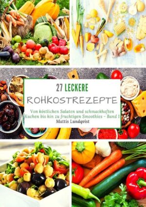 27 leckere Rohkostideen für jeden Tag Von Rohkostdonuts mit Orangen-Ingwer-Glaus bis hin zu Beeren-Frühstücks-Crêpes mit Bananencremefüllung...stets formvollendeter Genuss. 27x leckere Rohkostideen... Wie wäre es mit gefüllten Aprikosen mit Cashews-Chevre? Darf es ein Rucola-Erbsen-Salat sein? Auf der Suche nach leckeren Nachtischideen? Soll es ein erfrischender Erdbeer-Kokos-Smoothie sein oder doch Rohkostravioli mit rotem Pesto? ...oder einfach mal eine Avocado-Gurken-Gazpacho für den passionierten Suppenfan? Jetzt zuschlagen und mit Rohkost leckere Gerichte zaubern!