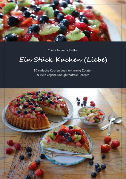 Was haben ein Stück Vanillekuchen, Mango-Tarte, Himbeer-Schnitte und Avocado-Schoko-Brownies gemeinsam? Na klar, ganz viel Kuchen (Liebe)! Und dabei braucht man keine lange Zutatenliste und viele Stunden in der Küche, um einen guten Kuchen zu zaubern. Diese Backbuch bietet 50 einfache Kuchenideen, die vielseitig und lecker sind. Ob fruchtig, nussig, schokoladig oder cremig, hier findet sich etwas für jeden Geschmack. Außerdem gibt es viele vegane und glutenfreie Rezepte zu entdecken. In den Kategorien Kuchen im Kasten, Frisch vom Obstgarten, Schoko Schokolade, Ein echter (Ge)Nuss, A la Créme und Für die Party, lässt sich vor allem eins finden: Ganz viel Kuchen (Liebe)!