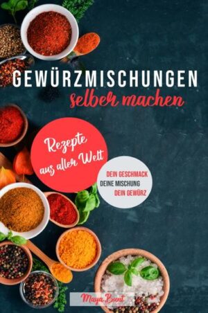 Warum Gewürze selber mischen? Wer seine Gewürzmischung selber mischt kann zu 100% nach seinem Geschmack würzen. Sie können jede noch so kleine Nuance verfeinern. Kaufen Sie keine überteuerten Fertigmischungen mehr und erstellen Sie Ihr perfektes Gewürz. In diesem Buch erwartet Sie: ✓ verschiedene Gewürzsalzrezepte ✓ die unterschiedlichsten Gewürzmischungen für Fleisch ✓ verschiedene exotische Gewürzmischungen aus über 15 verschiedenen Ländern der Welt ✓ inklusive Gewürzmischungen für Brot In diesem Buch finden Sie eine Auswahl von sehr leckeren Gewürzmischungen. Zu jedem Rezept finden Sie Vorschläge, für welche Gerichte sie zu empfehlen sind. Ich hoffe, dass Sie durch dieses Buch und die Rezepte inspiriert werden und so Ihre ganz eigenen Gewürzmischungen entstehen. Viel Spaß mit „Gewürzmischungen selber machen“ Hinweis: Dieses Buch enthält keine Bilder!