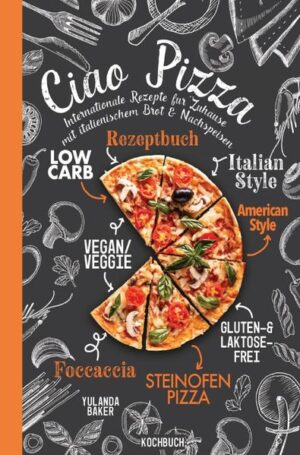 Rezepte mit Bildern! Leicht & lecker schmackhafte Pizzen zaubern mit unkomplizierten Zutaten Pizza in allen Sorten und Arten! Einfach von Zuhause schnell zubereitet, ob zum direkten Verzehr oder doch zum Aufbewahren und Einfrieren? Wer liebt sie nicht? Wer kann schon einer guten Pizza widerstehen? Ciao Pizza ist auf der ganzen Welt verteilt und bekannt und gleichermaßen beliebt! Es gibt die unterschiedlichsten Pizza-Arten und ihre Ableger, die Unterschiede beginnen im Aussehen und enden im Teig und den Zutaten. Auch Low Carb Pizzen sowie Vollkorn Pizzen oder Vegane Pizzen sind schnell hergestellt, so dass sich ihre Pizza immer ihrer Ernährungsform anpassen kann, mit diesem Ciao Pizza Kochbuch ist alles möglich. Mit diesem DIN A5 Kochbuch erhalten Sie nicht nur die Möglichkeit ihre eigene Pizza, wie aus Italien, zuhause zuzubereiten, sondern auch wundervolle Ideen und Anregungen für den passenden Belag sowie Nachspeisen! Du erhältst von mir, absolut die besten Ciao Pizza-Rezepte und die perfekte Lösung mit diesem Pizza Kochbuch! Erhalte Einblicke in das wundervolle Land der Ciao Pizza: ✓ Begib dich auf eine Reise entlang der Geschichte der Pizza ✓ Versuche deine eigenen Pizza, variiere deinen eigenen Teig! ✓ Unkomplizierten Zutaten ✓ Schmecke den Unterschied des selbstgemachten ✓ Vertraue Jahre langer Erfahrung und genieße Ciao Pizza! ✓ Holen Sie sich das Glücksgefühl mit der Pizza in ihr Zuhause ✓ Ein Teig viele Ergebnisse ✓ Vielseitig einsetzbar und immer passend ✓ Weltweit beliebt, und super schnell zubereitet ✓ Praktisch, einfach und abwechslungsreich ✓ Bezaubernde Kreationen für die Sinne ✓ Für jeden Geschmack das Richtige ✓ und vieles mehr Greife zu den wenigen & unkomplizierten Zutaten die nötig sind und zaubere Dir Dein Geschmackserlebnis! Mit nur einem Klick hast Du jetzt die Möglichkeit, in die Welt der Ciao Pizza zu reisen! Sinne wecken - Emotionen loslassen - Purer Gaumenschmaus