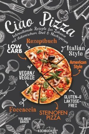 Rezepte mit Bildern! Leicht & lecker schmackhafte Pizzen zaubern mit unkomplizierten Zutaten Pizza in allen Sorten und Arten! Einfach von Zuhause schnell zubereitet, ob zum direkten Verzehr oder doch zum Aufbewahren und Einfrieren? Wer liebt sie nicht? Wer kann schon einer guten Pizza widerstehen? Ciao Pizza ist auf der ganzen Welt verteilt und bekannt und gleichermaßen beliebt! Es gibt die unterschiedlichsten Pizza-Arten und ihre Ableger, die Unterschiede beginnen im Aussehen und enden im Teig und den Zutaten. Auch Low Carb Pizzen sowie Vollkorn Pizzen oder Vegane Pizzen sind schnell hergestellt, so dass sich ihre Pizza immer ihrer Ernährungsform anpassen kann, mit diesem Ciao Pizza Kochbuch ist alles möglich. Mit diesem DIN A5 Kochbuch erhalten Sie nicht nur die Möglichkeit ihre eigene Pizza, wie aus Italien, zuhause zuzubereiten, sondern auch wundervolle Ideen und Anregungen für den passenden Belag sowie Nachspeisen! Du erhältst von mir, absolut die besten Ciao Pizza-Rezepte und die perfekte Lösung mit diesem Pizza Kochbuch! Erhalte Einblicke in das wundervolle Land der Ciao Pizza: ✓ Begib dich auf eine Reise entlang der Geschichte der Pizza ✓ Versuche deine eigenen Pizza, variiere deinen eigenen Teig! ✓ Unkomplizierten Zutaten ✓ Schmecke den Unterschied des selbstgemachten ✓ Vertraue Jahre langer Erfahrung und genieße Ciao Pizza! ✓ Holen Sie sich das Glücksgefühl mit der Pizza in ihr Zuhause ✓ Ein Teig viele Ergebnisse ✓ Vielseitig einsetzbar und immer passend ✓ Weltweit beliebt, und super schnell zubereitet ✓ Praktisch, einfach und abwechslungsreich ✓ Bezaubernde Kreationen für die Sinne ✓ Für jeden Geschmack das Richtige ✓ und vieles mehr Greife zu den wenigen & unkomplizierten Zutaten die nötig sind und zaubere Dir Dein Geschmackserlebnis! Mit nur einem Klick hast Du jetzt die Möglichkeit, in die Welt der Ciao Pizza zu reisen! Sinne wecken - Emotionen loslassen - Purer Gaumenschmaus