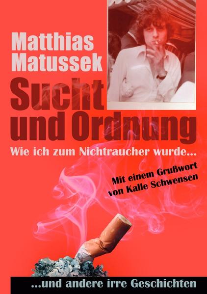 Jeder hustende Kettenraucher überlegt sich über kurz oder lang, die Sucht aufzugeben. Der Autor Matthias Matussek hat es geschafft und erzählt, wie er es geschafft hat. Er lässt den Leser auf äußerst kurzweilige Art teilhaben an seinen Kämpfen und seinem schließlichen Erfolg. Er gibt Ratschläge, welche Situationen zu vermeiden sind und beschreibt, wie schön die Freiheit von der Sucht von ihm erlebt wird. Neben der Nikotinsucht beschäftigt er sich auch mit anderen Süchten und Drogen, und auch hier teilt er aus seinem reichen Erfahrungsschatz, denn er pubertierte, als die Blumenkinder der Welt kiffend nach San Francisco zogen und nach Woodstock. Er porträtiert deren Gurus wie Allen Ginsberg und William Burroughs und schildert in einer packenden Reportage den vergeblichen Kampf der Polizei in Rio de Janeiro gegen die Drogenbanden. Wie der einstige Staatspräsident Brasiliens, der konservative Fernando Henrique Cardoso, plädiert er für die Legalisierung aller Drogen, um den Banden die oft mörderischen Geschäfte zu durchkreuzen. „Matussek kommt bisweilen seinem Vorbild Heinrich Heine sehr nah“ (Die Zeit) „Matussek ist ein einziges Vergnügen“ (SZ)