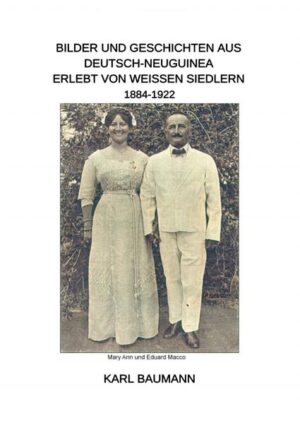 DEUTSCH-NEUGUINEA (DNG) Das Buch behandelt Lebensgeschichten weißer Kolonisten im Zusammenleben mit der schwarzen Urbevölkerung. Es gibt bereits viele Bücher über DNG, aber kein einziges befasst sich mit dem Schicksal der weißen Siedler. Auf 700 Seiten, im DIN-A4-Format in 17 Kapiteln mit 650 hochwertigen Fotos, viele davon in Farbe, wird das Leben als Pflanzer im Land der Kannibalen, die viele weiße Männer töteten, ausführlich beschrieben. Der interessierte Leser erfährt Neuigkeiten zur deutschen Kolonialgeschichte, interessant für Privatpersonen als auch für Wissenschaftler. Philatelisten finden seltene Belege abgebildet und erfahren erstmalig nach 120 Jahren, was man unter „Berlinhafen“ zu verstehen hat. Ethnien vieler Volksstämme werden in Aktfotos oder in Tänzen und Masken, wie Haraicha-, Kokomo-, Tatanua- Duk-Duk- oder Malangan-Masken vorgestellt. Ein eigener kurzer Abschnitt beschreibt und zeigt die genialste Schnitzkunst der Südsee die sogn. Uli-Figuren, heute die wertvollsten Kunstwerke der Südsee. Fotos und Lebensgeschichten von Queen Emma sowie dem Parkinson-Clan, sowie vielen anderen Personen werden wahrheitsgetreu vorgestellt.