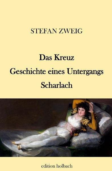 «Das Kreuz», «Geschichte eines Untergangs» und «Scharlach» sind frühe Erzählungen von Stefan Zweig aus den Jahren 1906 bis 1910. Wie durch ein Wunder überlebt ein erfahrener napoleonischer Offizier einen Hinterhalt. Seine Mannschaft wird vollständig niedergemetzelt. Durch die Gräuel des Krieges entmenschlicht, wird er zum heimtückischen Mörder für das eigene Überleben. Madame de Prie war eine der einflussreichsten Mätressen auf dem Hofe von Louis XV. Mit Intrigen und manipulativen Spielen versucht sie ihren Platz in der Pariser High Society zurückzuerobern. Der Medizinstudent Bertold Berger kommt mit seinem Leben an der Universität, im Medizinstudium und in der Studentenverbindung nicht zurecht. Er droht zu scheitern. Dann erkrankt die Tochter seiner Vermieterin an Scharlach und er entdeckt die Liebe zum Arztberuf.