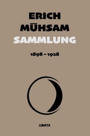 Sammlung 1898-1928 mit Versen und Prosatexten Erich Mühsams, vereint in einem Band. Mühsam war Anarchist, Publizist und Antimilitarist. Als politischer Aktivist war er 1919 maßgeblich an der Ausrufung der Münchner Räterepublik beteiligt, wofür er zu 15 Jahren Festungshaft verurteilt wurde, aus der er nach 5 Jahren im Rahmen einer Amnestie freikam. Seine Gedichte zeichnen sich durch ästhetische Qualität, hintergründigen Witz und revolutionären Gehalt aus. Mühsams Werke zählen zur Weltliteratur.