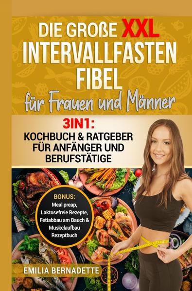 Dieses 2in1 Ratgeber & Kochbuch ist ein Geschenk an alle, die sich mit der gesunden Ernährung beschäftigen und keine Lust haben, lange in der Küche zu stehen oder Zutaten suchen zu müssen. Die Zutaten in diesem Buch sind völlig leicht & simpel zu finden und Preiswert. Ohne komplizierte Zubereitungen und dennoch ein Genuss. Diese und weitere Gründe haben mich dazu bewegt dieses Buch zu schreiben und Ihnen diese Informationen als Mehrwert anbieten zu können. Lassen Sie mich eine Einführung mit den wichtigsten Punkten und interessanten Fakten präsentieren. Ob für Singles, oder die ganze Familie, hier ist für jeden etwas dabei. Kleine Einblicke in das Buch, diese Bereiche erwarten Sie •Grundbasics (Fastenarten) •Gesund abnehmen ohne hungern •Stoffwechsel beschleunigen •Grundrezepte (Vegge & Vegan freundlich) •Gluten-Laktose freie Rezepte •Gesunde „Fast-Food“ Rezepte •Meal-Preap Rezepte Bonusteil: •Vor & Nachteile (das Unerwähnte) •Micro & Makronährstoffe •Intervall & Keto •Ausdauersport •Muskelaufbau •Yoga •Tipps & Tricks Wir wünschen Ihnen viel Spaß beim Ausprobieren der Rezepte und hoffen Sie können die gewonnene Zeit sinnvoll nutzen.