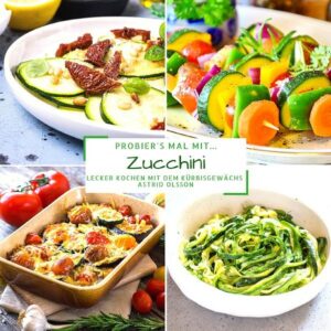 Einfach nur leckere Zucchini! Wer auf der Suche nach abwechslungsreichen Gerichten mit Zucchini ist, wird hier fündig werden: Für jeden Anlass finden sich hier schmackhafte Vorschläge, die dabei dennoch mit alltagsüblichen Zutaten - und natürlich Zucchini - umzusetzen sind. Das Olsson-Versprechen: 0 % "Gelaber" - 100% Rezepte: Wie wäre es mit einer Zucchini-Petersilie-Suppe mit Sonnenblumenkernen? Lust auf Kapern-Tomaten-Zucchininudeln? Sollen es Burritos mit würziger Zucchinisoße sein? Jetzt zugreifen und den heimischen Speiseplan mit leckeren Zucchinigerichten aufwerten!