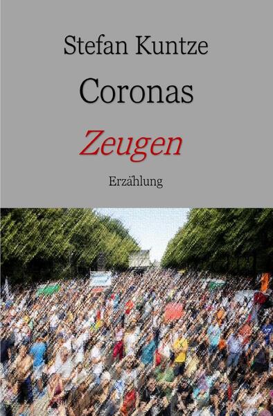 Coronas Zeugen Eine fast wahre Erzählung aus Stuttgart Konrad Pfeiffer arbeitet als freier Journalist. Die Beschränkungen der ersten Corona-Verordnung im März 2020 lassen seine Verdienstmöglichkeiten wegbrechen. Von der Zeitschrift Magazin erhält er den Auftrag, einen Artikel über Verschwörungsgeschichten und ihre Anhänger zu verfassen, die auf ‚Hygienedemonstrationen‘ in Stuttgart zusammenkommen. Sie versammeln sich unter dem Namen „Selberdenken“ und sprechen von Diktatur und Unterdrückung. Die Gefahr durch das Coronavirus leugnen sie und halten sich nicht an die Regeln. Seine Recherchen konfrontieren Konrad Pfeiffer mit esoterischen Heilsideen, verqueren Ärzten für Aufklärung, fundamentalistischen Christen, AfD-Politikern, Q-Anon-Anhängern, impfkritischen Anthroposophen, hetzerischen Moderatoren, seltsamen Reichsbürgern, Neonazis und cleveren Geschäftsleuten. Er schwankt zwischen Spott für Spinner, Entsetzen über gewissenlose Fanatiker und Angst vor Neonazis. Für ihn sind Leugner und Verharmloser des Coronavirus Fehlgeleitete, die man mit Fakten in die Realität zurückholen muss. Diese Überzeugung verliert er nach und nach. Er taucht in die krude und verunsichernde Welt der sogenannten Selberdenker ein und erkennt den tiefen Riss, der die Gesellschaft durchzieht. Als seine wiedergefundene große Liebe aus der Studentenzeit ihm eine Zukunft als Festangestellter bei einer Zeitung anbieten kann, beschließt er, entgegen den Vorgaben des Verlags eine Satire zu schreiben. Die Übergabe seines Textes scheitert im Mai 2020 daran, dass der Verlag insolvent ist. Gründer und Profiteur der neuen Massenbewegung ist Frieder Welte, Inhaber einer Werbeagentur, der die ‚Selberdenker‘ ins Leben gerufen und zu einem erfolgreichen Geschäftsmodell entwickelt hat. Er plant, an der Spitze dieser heterogenen Schar von Kritikern nach Berlin zu gehen.