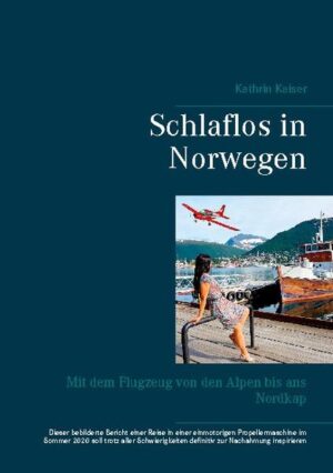 Mit ihrem Kleinflugzeug reiste die Autorin im letzten Sommer durch Nordeuropa. Unterwegs begegneten ihr einige unvorhergesehene Hürden und Gefahren, wie zum Beispiel unterwegs plötzlich keine Versorgung mit dem notwendigen Flugbenzin, Rentieren auf der Landebahn, stundenlang über dem Ozean zu fliegen ohne Landemöglichkeiten oder im Nirgendwo auf einen Mechaniker warten zu müssen. Aber sie erlebte auch immer wieder wunderschöne Momente. Denn jedes Einzelne der Länder, in denen sie Halt machte, verzauberte sie mit seinem eigenen Charme. Waren es die herzlichen Menschen in Lappland, die beeindruckenden und gewaltigen Berge und die Fjorde in Norwegen, die karibische Schönheit der Lofoten oder der Moment, als sie das Nordkapp erreichte. In diesem bebilderten Reisebericht nimmt Kathrin Kaiser uns mit in ihr Flugzeug und erzählt uns in ihrer unverblühmten Art, was sie im Baltikum und in Skandinavien erlebt hat.