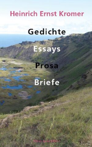 Vermischte Schriften, die frühe Gedichte ebenso umfassen wie Essays, kurze Prosa und Briefe.