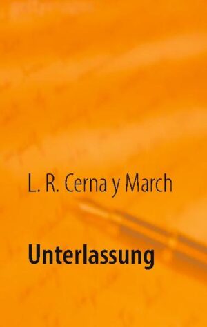 Der Grenzfall einer Unterlassung bildet die Rahmenhandlung für die Darlegung der Eckpfeiler des Dolmetschervertrags als Grundlage für die erforderliche Besprechung des Dolmetschers mit seinem juristischen Beistand. Balthild Tuchert lernt Bruno Ehmer und Heiko Rack bei einem Exerzitientermin in Eberfluss kennen. Sie beginnt eine glückliche Beziehung mit Bruno, die aber mit einem tödlichen Verkehrsunfall von Bruno endet. Nach dem bitteren Verlust von Bruno und Überwindung des traumatischen Erlebnisses wirbt Heiko um sie und überredet Balthild ihn zu heiraten. Bei den Abrechungen von Sachverständigen, Anwälten und Dolmetschern sitzt Heiko Rack an der Schaltstelle der Gerichtskasse fest und schikaniert diese bei jeder sich nur bietenden Gelegenheit nach Kräften. Heikos untrügliches Gespür für die Schwachstellen der anderen wird jedoch von einer unbotmäßigen Gruppe Gerichtsdolmetscher empfindlich gestört, die dem Gericht als ratio ultima causa den Rücken nach und nach kehren und sich somit seinem Diktat entziehen.