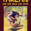 Tarzan kehrt nach Opar zurück, der Quelle des Goldes, wo sich eine vergessene Kolonie des sagenumwobenen Atlantis befand, weil er einige finanzielle Rückschläge, die er kürzlich erlitten hat, wieder gutmachen will. Während Atlantis selbst vor Tausenden von Jahren in den Fluten versank, bauten die Menschen von Opar weiterhin das gesamte Gold ab, was bedeutet, dass es dort ein riesiges Goldlager gibt, das aber inzwischen aus dem Gedächtnis der Oparianer verschwunden ist und dessen geheimen Standort nur Tarzan kennt. Ein gieriger, geächteter belgischer Kolonialoffizier, Albert Werper, der im Dienste eines kriminellen Arabers steht, folgt Tarzan heimlich nach Opar. In der Zwischenzeit ist der arabische Sklavenjäger auf dem Weg, um Jane, Tarzans Frau, zu entführen. Bei der Begegnung von Tarzan mit der sehr schönen Hohepriesterin La, der Dienerin des Flammengottes von Opar, weist Tarzan ihre Liebe erneut zurück, was sie erzürnt und sie ihn töten lassen will.