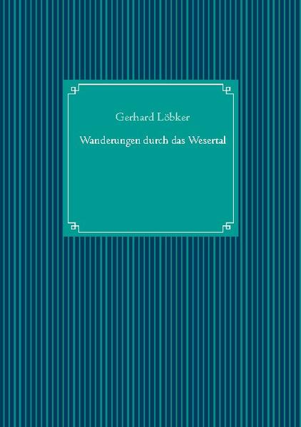 Nachdruck der Originalausgabe von 1879. Gerhard Löbker beschreibt in seinem Werk "Wanderungen durch das Wesertal" Eindrücke die er bei seinen Wanderungen längs der Weser gewann.