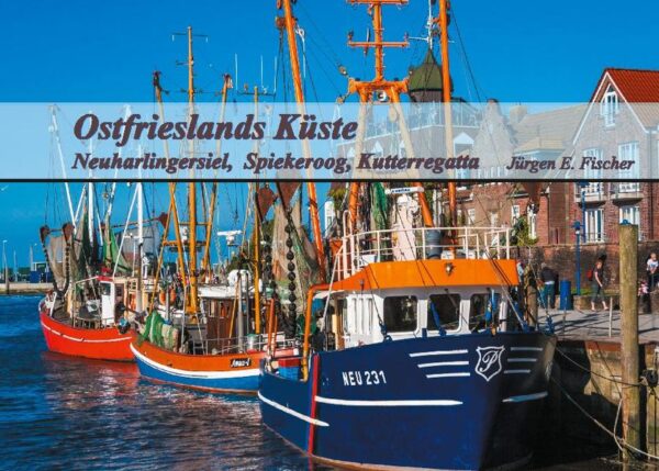 Im kleinen Hafen liegen die Kutter der Krabbenfischer, die täglich zum Fang hinaus fahren. Neuharlingersiel hat neben Carolinensiel und Greetsiel einen der schönsten Häfen Ostfrieslands, dicht umgeben von Restaurants und Cafés. Kapitäne bieten Kutterfahrten hinaus ins Wattenmeer an. Höhepunkt des Jahres ist das große Hafenfest mit Kutterregatta. Die Überfahrt nach Spiekeroog ist am erlebnisreichsten mit einem Kutter, auf dem die Mannschaft Einblick in ihre Arbeit gibt und den Seehundbänken einen Besuch abstattet. Die Fahrgäste sehen die Tiere zum Anfassen nah. Auf der Insel mit den kleinen Häusern, die Zeit scheint stehen geblieben, empfehlen sich ein Rundgang durch das malerische Dorf mit Teetied und eine Fahrt mit der historischen Museumspferdebahn. Tamme zieht.