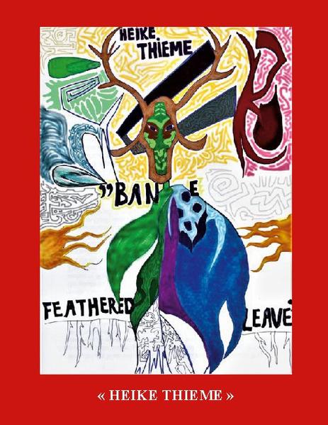 If you want to know about that painting, my try to find the cover of my first book, and I chose that title "Bane Feathered Leave" like my first little tale. I thought by this title of the whale would be called in english bane, and the indian "feathered snake", I gave feathers because in the Indian Medicine Circle I was the snake, and my feathers and seen things and dreams wanted to be seen as such at the head of the snake. Like they told me that I would prefer the evening time, the orange sun, and the beaver of April would be a strong friend, and the Western wind Mudjekeewis. But that was not all to much said, I found out in life it was important not to be fixed in one single idea, and people sometimes chose the animal they live in, and so to get to know the other animals all around the circle.
