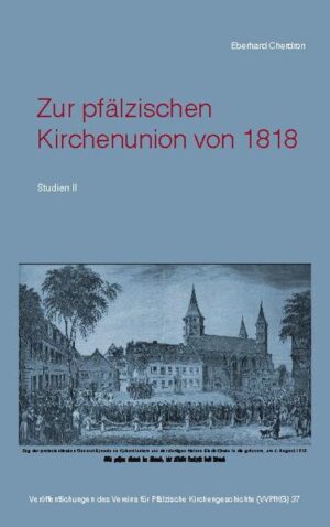 Im hier vorliegenden Band sind vier Studien zum Kontext der pfälzischen Kirchenunion von 1818 vereint, die im Zusammenhang mit dem Unions-Jubiläum 2018 entstanden sind: Bedeutung und Ertrag der pfälzischen Kirchenunion in Vergangenheit und Gegenwart Vorläufige Anmerkungen zur Musik des pfälzischen Unionsgesangbuches Der jüngere Butenschoen-oder wie ein Christ im Umbruch der Zeiten bestehen kann Zur Bedeutung der Reformation-ein Beitrag aus Butenschoens "Schwärmereyen" Der erste Beitrag diente als Grundlage für Vorträge und Predigten, die im Laufe des Jubiläumsjahres 2018 innerhalb der pfälzischen Landeskirche gehalten wurden. Die Studie zum Unionsgesangbuch soll ein Beitrag zu einem neuen Blick auf dieses Gesangbuch sein. Darum wurde besonders auch die musikalische Seite untersucht, die in den bisherigen Betrachtungen etwas kurz kam. Die beiden letzten Beiträge sind Johann Friedrich Butenschoen gewidmet, der einer der "Väter" der pfälzischen Kirchenunion war. Ausführlich wird der jüngere Butenschoen vorgestellt, der tief in die Wirren der französischen Revolution verstrickt war. Der letzte Beitrag nimmt eine bisher wenig beachtete Diskussion zur Bedeutung der Reformation auf, die von dem katholischen Historiker Michael Ignaz Schmidt ausgelöst wurde und die Butenschoen ebenfalls kannte.