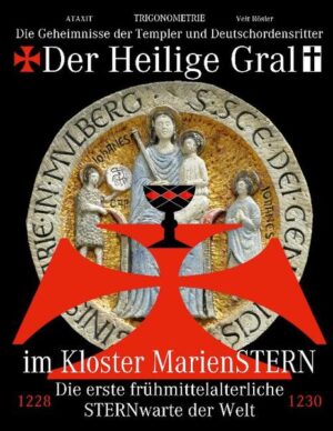 Das 1228 gestiftete Kloster MarienSTERN Mühlberg im Herzen Europas gehört zu den schönsten Klosterbauten Brandenburgs. Bei einer Restaurierung im Jahr 2013 sind in der Klosterpropstei unter dem alten Putz geheimnisvolle biblische Darstellungen zum Vorschein gekommen. Der weise König Salomo weist mit verborgenen Rätseln mit 40x666 Zentner Gold auf ein seltsam umrahmtes Fenster hin. Zugemauerte Öffnungen im Äbtissinnenhaus sind für Archäologen ein Mysterium. Sieben Klosterbewohner aus der Zeit des Mittelalters zeigen von ihren Grabsteinen aus auf einen Durchlass, durch den zur Tag- und Nachtgleiche ein Sonnenstrahl das Tatzenkreuz der Kreuzritter erhellen wird. Der weiße Stein der zwei heiligen Frauen zeigt den Schleier der ägyptischen Göttin Isis. Der alte Altar der Klosterkirche offenbart vier Becher an einer Stelle, an der es nur einen Gral geben sollte! Alte Siegel der Stadt und des Klosters tragen die Ritter der Templer und des Deutschen Ordens in sich. Die Templer haben einst unter dem Tempelberg in Jerusalem Schatzgrabungen veranstaltet. Dabei sollen sie der Überlieferung nach um 1127 die Bundeslade und den Heiligen Gral gefunden haben. Einer der Ritter aus der Zeit der Kreuzzüge trägt in der Klosterkirche Mühlberg über den drei Sternen seines Wappens den Heiligen Gral. An diesem Ort haben die Ritter der Ileburger als Stifter des Klosters nach ihrem Kreuzzug in das Heilige Land einen atemberaubenden Schatz eingebaut! Wer es wagt den Schleier der Göttin Isis zu lüften, wird die verborgenen Geheimnisse enthüllen und den Gipfel des Wissens erreichen! Wer die Zeichen deuten kann, wird den Gral finden! Den Gral, den Jesus beim Abendmahl symbolisch seinen 12 Jüngern in ihre Runde gereicht hat! Eingeweihte Persönlichkeiten unter den Betreibern des Klosters Mühlberg und der nahen Stadt Wittenberg kannten über Generationen und damit über Jahrhunderte hinweg in einem Heiligen Geist alte Geheimnisse aus der Zeit der frühen Antike, die den Verlauf der Menschheitsgeschichte wesentlich beeinflusst haben! Ähnliche mysteriöse Zeichen haben die Templer und ihre Nachfahren in Rosslyn Chapel in Schottland, in Frankreich, in Portugal und in Vizinada in Kroatien hinterlassen. Das verloren geglaubte Wissen wird durch das alte Kloster mit dem STERN im Namen wieder lebendig! Beschrieben wird ein vor aller Augen unsichtbares System: Das Werkzeug Gottes! Hardcover - SW - Kl. Schrift - 1128 Schwarz- Weiß- Bilder/Zeichnungen auf 217 Tafeln - Empfohlen wird eine Farbvariante!