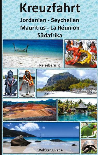 Hier wird das Erlebte auf einer Kreuzfahrt von Venedig über den Suezkanal nach Jordanien, mit der Ausgrabungsstätte Petra, zu den Trauminseln der Seychellen, Mauritius und La Réunion bis nach Südafrika in das fantastische Kapstadt, berichtet. Die Reise startet im schwäbischen Illingen in Württemberg und verläuft über Land, zur schönen Lagunenstadt Venedig, die wir uns ein wenig ansehen werden. Mit dem Kreuzfahrtschiff fahren wir durch das Mittelmeer in den Suezkanal um in Jordanien das UNESCO Welterbe Petra zu besichtigen. Durch das Rote Meer geht es in den Indischen Ozean und führt uns, nach einer Piraten Attacke, direkt auf eine traumhafte Insel der Seychellen. Dort schauen wir uns die Hauptstadt Victoria auf der Insel Mahé an und genießen den fantastischen Sandstrand von "Beau Vallon Bay". Zwei Tage später fahren wir nach Mauritius zur Hauptstadt Port Louis, um dort die schöne Stadt und den botanischen Garten zu besichtigen. Am zweiten Tag geht es über Land zur heiligsten Pilgerstätte der Hindus, dem Ganga Talao oder Grand Bassin, anschließend zu den weltberühmten "Seven Coloured Earths", danach besuchen wir die Riesenschildkröten und den Wasserfall "Chamarel-Wasserfall". Am berühmten Sklaven-felsen "Le Morne Brabant" genießen wir die Traumstrände und die fünf Sterne Hotels von Mauritius. Nach einer Rumverkostung fahren wir über Nacht nach La Réunion, um dort u.a. den höchsten Berg der Insel zu besteigen, schauen uns eine Geranienfarm an, die auch eine Familien Distillery betreibt. In den zwei Tagen vor Ort erkunden wir auch die Hauptstadt, den Markt und die schwarzen Strände der Insel. Nach einer langen Überfahrt sehen wir Kapstadt in Südafrika und besichtigen die tolle Stadt, das "Kap der guter Hoffnung", die wunderschönen Sandstrände, die Pinguinkolonie, den Tafelberg, usw.. Nach vier Tagen in Kapstadt fliegen wir nach Frankfurt und von dort fahren wir mit dem Zug in unsere schwäbische Heimatgemeinde nach Illingen in Württemberg. Der Reisebericht enthält 120 Farbfotos.