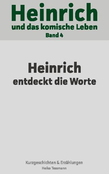 Band 4 der Reihe um Heinrich liegt vor. Wieder voller Kurzgeschichten. Dieses Mal jedoch ist zu spüren, wie sich Heinrichs Worte verändern. Nicht mehr sprachlos in die Tiefe beobachtend, ist er hier mittendrin, und lässt die Menschen sprechen. Natürlich wird auch Heinrich älter, seine Erfahrung wächst, sein Blick verändert sich und er wird eine Art Tagebuchschreiber dessen, was die Menschen sich antun, was ihnen widerfährt. Freuen Sie sich auf eine wunderschöne Lesezeit.