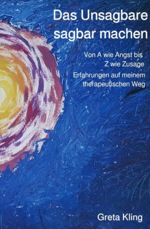 Dieses Buch ist eine Sammlung von Erfahrungen auf meinem therapeutischen Weg. Es soll traumatisierten/ überwältigten Menschen Mut machen, einen therapeutischen Weg zu beginnen. Es will Kraft geben, wenn Fragen nach dem warum und wofür auftreten. Vor allem will es überwältigten Menschen sagen: Ihr (DU) seid nicht allein! Das Buch ist auch für jene geschrieben, die missbrauchte Menschen begleiten. Es will sie ermutigen, mit ihren Klienten so lange für das „Sprachlose“ Worte zu suchen, bis sie stimmig sind. Das Buch ist so aufgebaut, dass jedes Stichwort für sich bearbeitet werden kann. Das Geschriebene will Anregung und Anstoß sein, eigene Gedanken und eine eigene Sprache für das Unsagbare zu entwickeln.