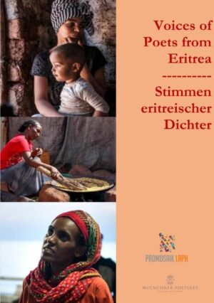 Dieses Büchlein eritreischer Gedichte in englischer und deutscher Übersetzung ist die erste Veröffentlichung von ProMosaik in Zusammenarbeit mit Munchner Poeterey aus dem Tigrinischen. Diese Gedichte stammen aus einer Region, die von starken politischen Konflikten gekennzeichnet ist. Die Muenchner Poeterey sieht Übersetzungen als im Dienste des Menschenrechts auf Information stehend. Zu verstehen, was Menschen sagen, wie sie sich in ihrer jeweiligen Condition Humaine ausdrücken, ist für alle Menschen wichtig, weil es als erstes zeigen kann, dass wir nicht so verschieden sind, wie man uns glauben machen will. Dichter fragen und antworten auf ihre eigene Art. Die Macht fühlt darin immer ihre eigene Ohnmacht, ihre Schwäche, das Fehlen von bedingungslosem Gehorsam. Das ist die Stärke der Ohnmacht von Dichtern. This booklet of Eritrean poems in English and German translation is the first publication from Tigrinya by ProMosaik in collaboration with Muenchner Poeterey. These poems come from a region characterized by strong political conflicts. The Muenchner Poeterey sees translations as serving the human right to information. Understanding what people say and how they express themselves in their respective condition humaine is important for all people because it can first show that we are not as different as they want us to believe. Poets ask and answer in their own way. Power always feels it its own powerlessness, its weakness, the lack of unconditional obe-dience. And this is that we call the power of the poets’ powerlessness.