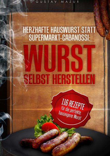 e Wurst verzichten? Sie würden gerne wissen, was genau Sie essen? Sie haben einfach Freude an Selbstgemachtem und sind gern Selbstversorger? Sie lieben es, eigene Hausmannskost als kleines Geschenk mitzubringen? Dann ist dieses Buch genau die richtige Wahl! Das Handwerk der Wurstherstellung ist bereits mehr als zwei Jahrtausende alt und heute aktueller denn je! Mit Ihrer eigenen Wurst können Sie der Star auf jeder Gartenparty sein, oder aber täglich Ihre Familie verwöhnen! Selber machen liegt klar im Trend! In diesem Kochbuch erfahren die Basics über Geräte und Materialien, die in Ihrer Küche nicht fehlen dürfen. Außerdem lernen Sie Sie Schritt für Schritt die verschiedenen Methoden der Konservierung, um nachhaltig Ihre eigene Wurst herzustellen. Kaufen Sie noch oder wursten Sie schon? Von Pökeln bis Räuchern - was zählt, sind ausgewählte Zutaten in Top-Qualität, die korrekte Verarbeitung und ein sorgsamer Umgang mit unserer Natur! Ein paar kleine Appetit-Anreger zum Grillen, Braten und Kochen für Anfänger und Profis: grobe und feine Bratwurst asiatische Bratwurst Putenaufschnitt Weißwurst Bierwurst Wiener Würstchen Lamm-Leberwurst Sülze für Einsteiger Pizza-Fleischkäse Zwiebelmettwurst Corned Beef Salami Lachsschinken Mit diesen Rezepten können Sie sich erfolgreich an der Bratwurst, Brühwurst, Kochwurst oder Rohwurst versuchen. Ebenso stehen Rillettes, Patès und Terrinen auf Ihrem zukünftigen Speiseplan. Extra zu den Wurstrezepten: Saucen, Relishes, Chutneys und Eingelegtes, sowie mundige Biere passend zur Wurst! Greifen Sie zu und überraschen Sie Ihre Lieben! Viel Spaß beim Selberwursten, gutes Gelingen und Bon Appetit!