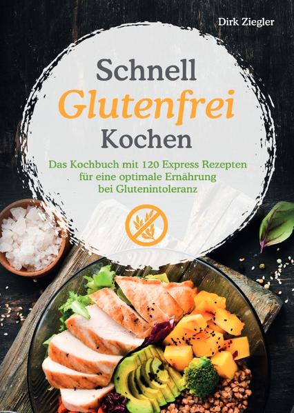 Schnell Glutenfrei Kochen - Das Kochbuch mit 120 Express Rezepten für eine optimale Ernährung bei Glutenintoleranz - Sie kennen die weitreichenden und teilweise sehr schmerzhaften Folgen die ein Glutenintoleranz oder Glutensensitivität verursachen kann? - Sie suchen einen informativen Ratgeber und ein praktisches Kochbuch für die glutenfreie Küche? - Sie möchten schnell und vielseitig glutenfrei kochen und dabei auf Genuss nicht verzichten? - Sie suchen Hilfe, wie eine Umstellung der Alltagsernährung einfach und erfolgreich gelingen kann? - Sie wollen mehr über Darmgesundheit, Glutenunverträglichkeit und Zöliakie erfahren? Dann ist dieses Buch genau das richtige für Sie. Es bietet Ihnen köstliche und vor allem alltagstaugliche Rezepte, die sich im Handumdrehen umsetzen lassen und Ihnen Ihr Leben erleichtern können. In diesem Buch erfahren Sie wichtige und spannende Fakten zur Glutenunverträglichkeit, auch bekannt als Zöliakie. Was ist Gluten und wie erkenne ich glutenhaltige Lebensmittel? Für einen beschwerdefreien Alltag müssen Sie bei einer Glutenunverträglichkeit Ihre Ernährung komplett umstellen. Dieses Buch hilft Ihnen mit konkreten Ratschlägen und Tipps zu einem glutenfreien Leben, damit Sie sich rundum gesund und fit fühlen können. Genussvoll kochen mit 120 Express-Rezepten Für einen beschwerdefreien Alltag erleichtern Ihnen abwechslungsreichen Rezepte das glutenfreie Kochen. Dieses Buch liefert Ihnen neben 120 leicht umsetzbaren Express-Rezepten eine Vielzahl an Ideen und Anregungen für Ihre eigenen Rezeptkreationen. Entdecken Sie Ihre persönlichen Lieblingsrezepte und nutzen Sie Ihre Glutenunverträglichkeit als Gelegenheit für eine gesündere und ausgewogene Ernährung. Bestellen Sie jetzt dieses Buch, entdecken Sie Ihre kulinarische Kreativität beim glutenfreien Kochen und lassen Sie es sich schmecken!