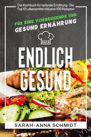 Endlich gesund:Das Kochbuch für heilende Ernährung - Die Top 10 Lebensmittel inklusive 100 Rezepten, für eine vorbeugende und gesund Ernährung Die Ernährung wird immer komplexer und komplizierter! Studien bringen immer wieder neue Erkenntnisse hervor und lassen bisheriges hinterfragen. Was lange als gesund galt ist nun ungesund und anders herum. Hier den Durchblick zu behalten wird immer schwerer. Wir haben uns für Sie den Aufwand gemacht und eine Vielzahl an Lebensmittel für Sie analysiert. ✓ Dieses Buch eignet sich hervorragend für Sie, wenn… ✓ Sie Ihre Ernährung einmal so richtig optimieren möchten, ✓ Sie neue gesunde Lebensmittel für sich entdecken wollen, ✓ Sie Grundkenntnisse über Lebensmittelzusatzstoffe erlangen wollen, ✓ Sie Empfehlungsrichtlinien für die Ernährung suchen. Gehen Sie bereits jetzt den nächsten Schritt und informieren Sie sich über die von Ihnen konsumierten Lebensmittel um in Zukunft Gesund und Leistungsstark zu sein. Schaffen Sie die Grundlage für eine glückliche Zukunft.