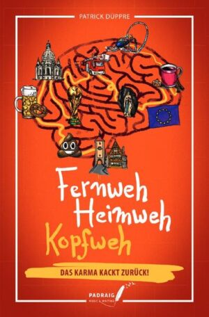 „Fernweh, Heimweh, Kopfweh - Das Karma kackt zurück“ ist die Fortsetzung der aberwitzigen Erfolgsgeschichte, die getarnt als Reiseabenteuer jeden sofort packt und von der Couch aus mit auf Tour nimmt. Lustig wird es, wenn der Herr Pfarrer zu tief ins Weinglas, oder besser gesagt, Weinfass geblickt hat und Hochwürden so abgeht, dass ihn auch kein Sicherheitsgurt mehr festhalten kann. Der Untertitel „Das Karma kackt zurück“ ist dabei Programm und ganz sicher ein etwas anderes Reisevergnügen, dass vielleicht sogar die Lachmuskeln strapaziert und um lustig derbe Antworten der Protagonisten dabei nicht verlegen ist. „Bitte während der Fahrt nicht am Fahrer lutschen“ Wer glaubt, der Wahnsinn sei schon im ersten Teil ausgebrochen, der möge sich hier bitte anschnallen. Für jeden ein Muss, der "Fernweh, Heimweh, Kopfweh - Eine ganz schön bekloppte Reise" bereits gelesen hat, geht es hier einmal mehr um die verrückten Erlebnisse eines Reiseleiters und Busfahrers, der oftmals nicht nur an seinen Fahrgästen verzweifelt, sondern kurz vorm Explodieren. Viele schöne Städte, tolle Locations und einmal quer über die Alpen, bis hin zum Gardasee, bringt das Fernweh auf jeden Fall auf den nächsten Level. Also: Kippe aus, anschnallen und Schnauze halten! Denn jetzt geht es wieder los und eines ist schon vorab sicher. „Das Karma kackt zurück“