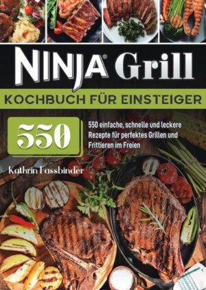 Das Besondere am Ninja Foodi Grill ist, dass er fünf verschiedene Kochfunktionen hat. Erstens ist er ein Indoor-Grill, was Sie wahrscheinlich schon am Namen erahnen konnten. Zweitens, und das ist vielleicht das Aufregendste, ist er auch eine Luftfritteuse. Und als ob das noch nicht genug wäre, kann er auch backen, braten und Lebensmittel dehydrieren. Der Ninja Foodi Grill ist so leistungsstark, wissen Sie, wie man ihn benutzt? Wissen Sie, welche Rezepte er perfekt erledigen kann? Um das Essen, das er bringt, besser genießen zu können, suchen Sie vielleicht ein professionelles Kochbuch. Das Ninja Foodi Grill Kochbuch für Einsteiger ist speziell für den Ninja Foodi Grill konzipiert. Dieses Buch enthält viele gängige und leckere Rezepte. Wir liefern genaue Angaben zu Vorbereitungszeit, Kochzeit, Portionen, Zutaten, Zubereitung, Nährwerten und anderen Informationen für jedes Rezept, um Ihnen das Kochen zu erleichtern und zu beschleunigen.Dieses Buch ist perfekt für den Ninja Foodi Grill. Es ist auch für alle Ihre Grillbedürfnisse gemacht.