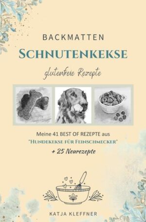 Sie backt alleine weiter - gesund, einfach, lecker, gelingsicher! . Die beiden beliebten Rezeptbücher „HUNDEKEKSE FÜR FEINSCHMECKER“ (mehrfach empfohlen und vorgestellt in renommierten Hundefachmagazinen und Blogs) wurden leider unerwartet schnell depubliziert und die Autorengemeinschaft aufgelöst. . Da ihre Rezepte es nicht verdient haben, für immer „in der Tonne zu landen“, hat die Autorin hier ihre 41 BEST OF REZEPTE zusammengefasst. Ergänzt wurden 25 NEUREZEPTE, die Kategorie „KAUSTICKS“ sowie eine KURZANLEITUNG zur Backmattenteig-Herstellung. Enthalten sind somit insgesamt 66 GLUTENFREIE Rezepte für die BACKMATTE, kategorisiert nach FLEISCH & WURST, FISCH, KÄSE/QUARK, OBST & GEMÜSE, BESONDERE BEDÜRFNISSE, ADVENTSZEIT, „TRAU DICH“ sowie SENIOREN- & LEBERFREUNDLICHE Rezepte. Ihr bis dato unschlagbares und oft „geklautes“ Original-GRUNDREZEPT darf hier natürlich auch nicht fehlen! . Rezepte mit einfachen Zutaten, schnell zu backen und mit dem guten Gefühl, zu wissen, was wirklich drinsteckt. . Dieses Buch im handlichen Taschenbuchformat ist auch ein ideales Geschenk für alle Hundekeksbäcker, die sich gerne inspirieren lassen und mal etwas Neues ausprobieren möchten. >> Erhältlich (inkl. Buchbeschreibung, Inhaltsverzeichnis etc.) bei epubli.de. > Schau auch gerne auf Katja's Facebook-AUTORENSEITE "Katja Kleffner - Autorin" vorbei! Oder auf ihrer HOMEPAGE: schnutenkekse.de