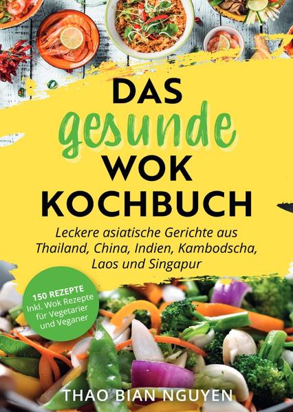 Hast du es satt, ständig für gutes asiatisches Essen viel Geld bei Lieferando & Co. liegen lassen zu müssen? Du sehnst dich danach, zeitsparend, eine wohlige, asiatische Food-Atmosphäre in deinem Zuhause zu erschaffen? Dann wird dich dieses Wok-Kochbuch begeistern! Hier überraschen wir dich mit 150 einzigartig schmeckenden und traditionellen Rezepten aus dem fernen Osten. Egal ob aus Japan, Korea, Thailand oder Sri Lanka und Indonesien, bis hin zu China, Vietnam und Indien - hier bringen wir dir die abwechslungsreiche und verführerische Kultur in deine eigenen vier Wände. Was du von diesem Kochbuch erwarten kannst •Sollen es erstmal einfache Speisen wie Hühner- oder Fischbrühe, bis hin zur Miso-Suppe oder direkt anspruchsvoller mit einer vietnamesischen Pho oder japanischen Ramennudeln mit Rindfleisch nach Yakisoba-Art sein? Von leicht bis geschmacklich anspruchsvoller ist für jeden Genießer was dabei! •Anders als bei anderen Kochbüchern wirst du gründlich in die wichtigsten Zubereitungsmethoden eingeführt und findest somit heraus, welche Methode dir am besten liegt. Aufgrund der besonderen Zubereitung bleiben alle gesunden Vitamine, Nährstoffe und der Geschmack erhalten! •Du möchtest nicht einzeln die Zutaten heraussuchen, die du brauchst? Hier bekommst du von uns zu jedem Rezept eine klare Übersicht mit den wichtigsten Zutaten, die du zum Kochen mit dem Wok benötigst, um sie alle geordnet in nur einem Einkauf einzutüten. •Qualität statt Quantität! - Die über 150 handerlesenen, leckeren Rezepte aus den beliebtesten fernöstlichen Ländern wurden liebevoll von Kochprofis zusammengestellt, um einen authentischen Geschmack widerzuspiegeln. Und das mit nur einem Anspruch: dir das Gefühl zu vermitteln, als würdest du das Gericht frisch lokal vor Ort serviert zu bekommen! Und vieles mehr!