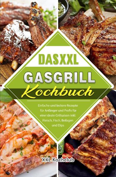 Das XXL Gasgrill Kochbuch ▲▲▲ Einfache und leckere Rezepte für Anfänger und Profis für eine ideale Grillsaison ¦ inkl. Fleisch, Fisch, Beilagen und Dips ¦ Grillen als ideale Option für lange Sommerabende Schöne lange Sommerabende mit den besten Freunden im eigenen Garten mit gutem Fleisch oder Fisch inklusive toller Beilagen und Dips? Klingt doch wie ein Traum, oder? Und mit diesem Kochbuch kann diese Vorstellung Wahrheit werden. Alle Rezepte in diesem Buch sind brillant beschrieben und verlockend zu probieren. Eine ausführliche Einführung enthält eine Beschreibung der Verwendung von Gasgrills, Grilltechniken und geeigneten Küchenutensilien sowie viele praktische Tipps, die echte Grillmeister ausmachen. Grillen ist viel mehr als eine Art Essen zuzubereiten. Das Zubereiten von Speisen auf dem Grill ist eine Lebenseinstellung. Dank der vielen Ideen aus diesem Buch werden Ihre Grillgerichte sicherlich als eine der besten in Erinnerung bleiben. Einfach und raffiniert zeigen die Rezepte in diesem Buch die aromatische Seite von rotem Fleisch, Geflügel, Fisch und Gemüse. Auch wenn man kein Profikoch ist, kann man hier viele Rezepte finden, die auch für Anfänger geeignet ist. Wer sein Glück als Hobbykoch ausprobieren möchte, ist hier richtig und sollte sich die Zeit nehmen, dieses Buch aufmerksam durchzulesen. Egal ob nur ein schnelles Gericht zubereitet oder doch ein richtiges 5-Gänge-Menü erstellt wird, kann hier alles gefunden werden. Von Einzelgerichten für die Familie bis hin zu tollen Neuigkeiten, die man gerne auch für Freunde vorbereitet.