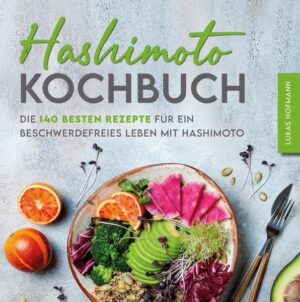 Fürchten Sie sich vor den körperlichen und geistigen Auswirkungen der Hashimoto-Thyreoiditis? Zurecht! Denn es gibt zahlreiche, durch diese Autoimmunerkrankung resultierende Beschwerden, die Ihre Lebensqualität erheblich einschränken. Darunter fallen unter anderem: •ständige Müdigkeit, oft in Verbindung mit Schwäche und Abgeschlagenheit •Konzentrationsprobleme und Gedächtnisschwäche •sowie spröde Haare, welche oft zu vermehrtem Haarausfall führen Aber keine Angst - Denn dieses Kochbuch ist Ihr hilfreicher Begleiter. Mit einer medizinisch geprüften Auswahl speziell hierfür geeigneter Gerichte können Ihnen viele der quälenden Beschwerden erspart bleiben. Bestimmt stellt sich Ihnen die Frage, was Sie denn nun im Einzelnen bei Ihrer Ernährung beachten sollten? Aber keine Sorge! Dieses Kochbuch nimmt Sie an die Hand und zeigt Ihnen einfache und leckere Rezepte zum Nachkochen. Vermeiden Sie starke Beschwerden - Die Vorteile dieses Kochbuches: •LEICHT VERSTÄNDLICH - Die Rezepte sind sehr einfach gehalten und enthalten keine ausgefallenen Zutaten. •VIELSEITIGE REZEPTE - Eine eintönige Rezeptsammlung mindert Ihre Motivation und lähmt Ihr Interesse. Darum wurde in diesem Kochbuch besonders auf eine Auswahl abwechslungsreicher Rezepte geachtet. •WISSENSCHAFTLICH FUNDIERT - Dieses Kochbuch wurde auf Basis wissenschaftlich fundierter Recherchen geschrieben und auf Praxistauglichkeit getestet. Dies wurde durch die Zusammenarbeit von Experten mit Betroffenen ermöglicht. Starten Sie jetzt Ihr glückliches und beschwerdefreies Leben, indem Sie auf den Button „Jetzt kaufen“ klicken und sich diese besondere Rezeptsammlung sichern! Hinweis: Aus Liebe zur Umwelt und um Ihnen diesen günstigen Preis zu ermöglichen, wurde bei diesem Kochbuch auf die Verwendung von Bildern verzichtet!