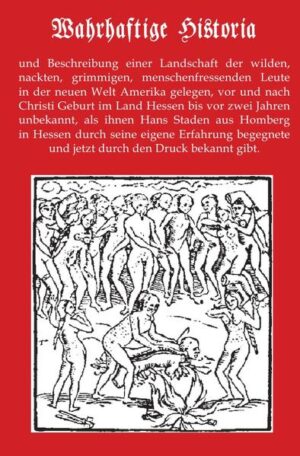 der hessische Abenteurer Hans Staden unternimmt im 16. Jahrhundert zwei Reisen nach Brasilien. Bei seinem zweiten Aufenthalt gerät er in die Gefangenschaft von Kannibalen. Durch glückliche Umstände bleibt er am Leben und verbringt fast ein Jahr bei dem Stamm. Schließlich wird er freigelassen und kehrt nach Europa zurück. Dies ist sein Bericht, in dem er die Lebensweise, Sitten und Gebräuche der Indianer beschreibt.