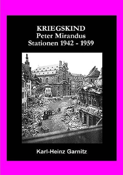 Während des II. Weltkriegs geborene, unschuldige Erdenbürger, welche die Bombenabwürfe in ihren jeweiligen Städten miterlebten, sie haben hautnah erfahren müssen, wie schwer Kriegs- und Nachkriegszeiten zu ertragen waren. Die meisten von ihnen, die den Krieg überlebten, haben ihre traumatischen Kriegserlebnisse nie so richtig verarbeiten können und so blieben zeitlebens Folgeschäden. Rückblickend sind jene zu bewundern, welche dank ihres Gottvertrauens und dank hilfreicher Menschen ihre Kriegswunden einigermaßen zum Abheilen brachten. Zu ihnen gehört jener Peter Mirandus, von dem im Buch hauptsächlich die Rede ist. Der Bamberger Autor K.-H.-Garnitz erzählt auf kurzweilige Art und Weise die Geschichte dieses Kriegskindes, welches 1942 in der Bamberger Entbindungsanstalt auf die Welt kam so, als ob er selbst dabei gewesen wäre. Und in der Tat. es ist zu einem Großteil auch seine eigene Geschichte.