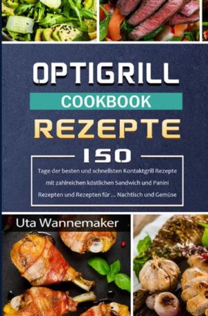 150 Tage AKTION ENDET IN KÜRZE! Optigrill Rezepte - das Optigrill Kochbuch mit einfachen und Premium Rezepten. Zum Buchstart als eBook nur 4,99 (statt €7,99) und als Taschenbuch nur 12,99 (statt € 15,99) versandkostenfrei. In diesem Premium Rezeptbuch findest du herrliche Rezepte für deinen Optigrill. Du besitzt einen Optigrill und möchtest darin Gerichte zubereiten, die einfach lecker schmecken und zudem noch einfach sind? Dann hast du mit diesem Kochbuch genau deines gefunden! Du erhältst einfache sowie Premium Optigrill Rezepte, die du mit Leichtigkeit nachkochen kannst und die dazu sehr gut schmecken. Wir wünschen dir viel Freude mit dem umfangreichen Optigrill Rezeptbuch. Die Rezepte in dem Buch sind unabhängig vom Hersteller des Gerätes und nicht von diesem beeinflusst. Klicke jetzt rechts oben auf den Button „Jetzt kaufen mit 1-Click“ und genieße schon bald einfache und Premium Gerichte aus dem Optigrill.