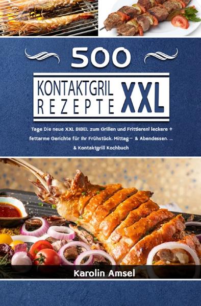 500 Tage Kontaktgrill Rezepte XXL Das große Kontaktgrill Kochbuch für Grillliebhaber ♦ inkl. Sandwiches, Fleisch, Fisch, Desserts und vieles mehr ♦ Wollen Sie mehr als nur grillen? Möchten Sie auch Sandwiches und Waffeln auf Ihrem Grill zubereiten? Möchten Sie vielleicht sogar drinnen Ihren Grill anwerfen? Dann sind dieses Buch und ein Kontaktgrill genau das Richtige für Sie. Hier erfahren Sie, was Sie über einen Kontaktgrill wissen müssen und sie bekommen eine Menge Rezepte, die Sie darauf wunderbar zubereiten können. Früher war Grillen immer eine große Angelegenheit. Der Grill musste nach draußen geschafft werden, Grillkohle war dazu nötig und dann stand danach noch die Reinigung an. Mit dem Kontaktgrill geht das alles schneller, einfacherer und sauberer über die Bühne. Damit können Sie all das grillen, was Sie auch auf ihrem alten Gerät zubereiten konnten. Darüber hinaus eröffnen sich Ihnen ganz neue Möglichkeiten.