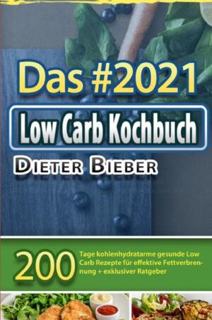 200 Tage Einfache und leckere Rezepte zur optimalen Gewichtsreduktion und Fettverbrennung ♦ inkl. Vegane und Vegetarische Rezepte ♦ In diesem Buch wird das Thema kalorienarme Ernährung beschrieben. Es wird genau erklärt, was kalorienarme Ernährung genau ist und welche verschiedene Arten und Formen es gibt. In diesem Buch erfahren Sie auch, was es mit der kohlenhydratarmen Ernährung auf sich hat. Sie werden lernen, aus welchen Nährstoffen unsere Nahrung besteht, wie sich diese Nährstoffe auf unseren Körper und auf unseren psychischen Zustand auswirken. Sie bekommen dazu neue Rezepte mit auf den Weg, die Ihnen dabei helfen werden, Ihre Ernährung so umzustellen, dass Sie sich satt fühlen und keine Hungerattacken bekommen. Ebenfalls wird verdeutlicht, welche Vorteile eine Low Carb Ernährung mit sich bringt.