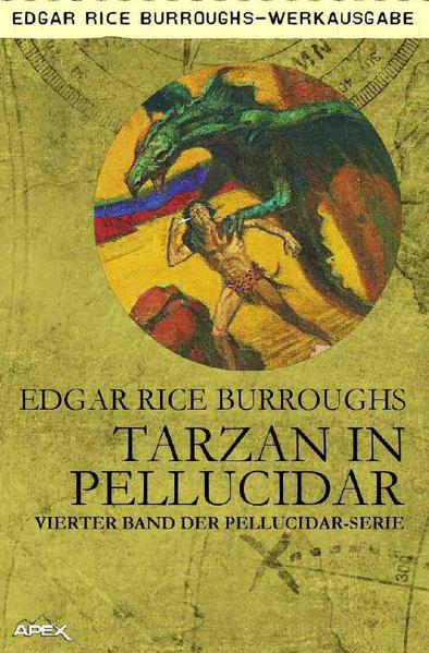 Tarzan, der legendäre Herrscher des Urwalds, bricht mit dem Abenteurer Jason Gridley nach Pellucidar auf, jener sagenumwobenen Welt im Erdinnern, die von primitiven Urstämmen, Dinosauriern und anderen urzeitlichen Bestien bevölkert wird. Im Erdkern gestrandet, hoffen sie, David Innes, den Kaiser von Pellucidar, aus den Fängen von finsteren Korsaren zu befreien... TARZAN IN PELLUCIDAR (erstmals im Jahr 1930 veröffentlicht) ist der vierte Roman der PELLUCIDAR-Serie und das dreizehnte TARZAN-Abenteuer. Er verbindet mit atemloser Spannung die beiden Zyklen, die dem amerikanischen Schriftsteller Edgar Rice Burroughs zu Weltruhm verhalfen. Der Apex-Verlag veröffentlicht TARZAN IN PELLUCIDAR in der neuen deutschen Übersetzung von Chris Bucher.