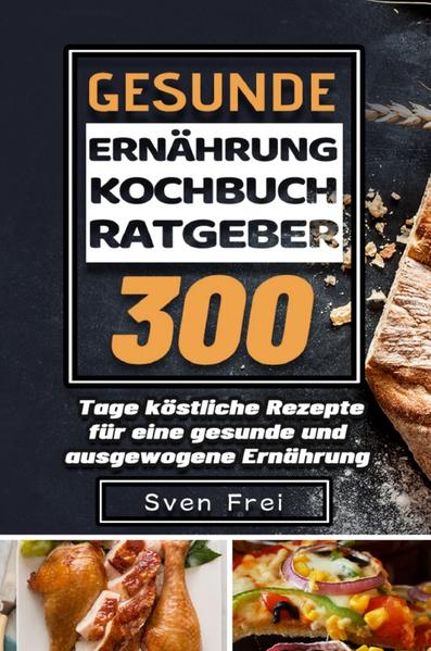 300 Tage Gesunde Ernährung Kochbuch/ Ratgeber: köstliche Rezepte für eine ausgewogene gesunde Ernährung, basische Ernährung, Mikronährstoffe, Makronährstoffe, Ernährungsregeln, Kochtipps Gesunde Ernährung - die Voraussetzung für ein langes, energetisches und gesundes Leben. Doch wie sollte sie aussehen und wie integriert man sie in den Alltag? Woraus setzt sich unsere Nahrung zusammen und was benötigt unser Organismus? Was gilt es in der Praxis zu beachten? Viele Fragen die man sich stellen sollte, auf die wir Ihnen gerne Antworten liefern möchten.