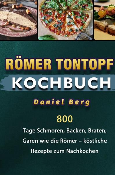 800 Tage Dieses Römer Rezeptbuch bietet Römer Rezepte an und erschafft neue schöne Momente, die in Erinnerung bleiben - Garantiert Neben einer Vielzahl unterschiedlichster Rezepte gibt es Low Carb und vegane Rezepte zum Schlank werden als Bonus dazu! Ihnen ist eine abwechslungsreiche und gesunde Ernährung wichtig? Sie möchten die besten Ergebnisse beim Braten, Kochen und Garen? Sie lieben Gerichte, die lecker und einfach zuzubereiten sind? Der Topf ist aus dem Naturmaterial Ton, mit dem sich viele schmackhafte Gerichte zubereiten lassen. Typische Tontopf Rezepte sind beispielsweise saftige Braten, Speisen mit Hülsenfrüchten, Aufläufe und exotische Gerichte. Sie alle lassen sich schnell und einfach zubereiten.