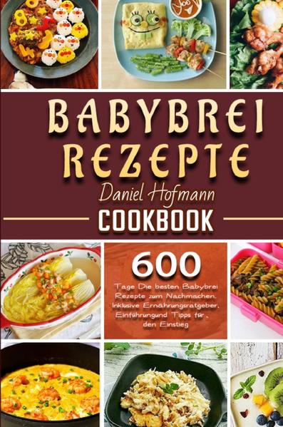 Babybrei Rezepte: 600 Tage Die besten Babybrei Rezepte zum Nachmachen. Inklusive Ernährungsratgeber, Einführung und Tipps für den Einstieg. ★Wollen Sie für Ihr Kind nur das Beste? ★Möchten Sie Ihr Kind bei seiner Entwicklung tatkräftig unterstützen? ★Ist es Ihnen wichtig, dass Ihr Baby auch mit dem Brei alle relevanten Nährstoffe erhält? ★Wollen Sie genau wissen, was in der Nahrung enthalten ist, die Sie Ihrem baby zu essen geben? ★Babynahrung selbst herstellen - das wollen Sie für Ihren kleinen Schatz tun? Dann warten Sie nicht mehr länger! Sie selbst haben die gesunde und reichhaltige Ernährung Ihres Kindes in der Hand. Verlassen Sie sich dabei nicht auf die industriell hergestellten Produkte, die Ihnen nur das Beste für Ihr Baby garantieren. Denn was das Beste für Ihr Baby ist, wissen nur Sie allein. “Babybrei” zeigt Ihnen Schritt für Schritt, wie Sie gesunde und nahrhafte Breie für Ihr Baby selbst herstellen können. Einen Babybrei selbst erzeugen ist nicht schwer, wenn man weiß, wie es geht. Wichtig hierbei ist, dass Sie für die Zubereitung hochwertige Lebensmittel verwenden und natürlich die wichtigste aller Zutaten - Ihre Liebe.