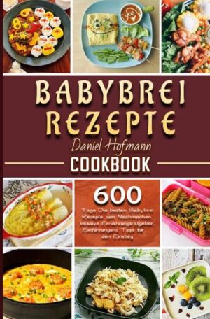 Babybrei Rezepte: 600 Tage Die besten Babybrei Rezepte zum Nachmachen. Inklusive Ernährungsratgeber, Einführung und Tipps für den Einstieg. ★Wollen Sie für Ihr Kind nur das Beste? ★Möchten Sie Ihr Kind bei seiner Entwicklung tatkräftig unterstützen? ★Ist es Ihnen wichtig, dass Ihr Baby auch mit dem Brei alle relevanten Nährstoffe erhält? ★Wollen Sie genau wissen, was in der Nahrung enthalten ist, die Sie Ihrem baby zu essen geben? ★Babynahrung selbst herstellen - das wollen Sie für Ihren kleinen Schatz tun? Dann warten Sie nicht mehr länger! Sie selbst haben die gesunde und reichhaltige Ernährung Ihres Kindes in der Hand. Verlassen Sie sich dabei nicht auf die industriell hergestellten Produkte, die Ihnen nur das Beste für Ihr Baby garantieren. Denn was das Beste für Ihr Baby ist, wissen nur Sie allein. “Babybrei” zeigt Ihnen Schritt für Schritt, wie Sie gesunde und nahrhafte Breie für Ihr Baby selbst herstellen können. Einen Babybrei selbst erzeugen ist nicht schwer, wenn man weiß, wie es geht. Wichtig hierbei ist, dass Sie für die Zubereitung hochwertige Lebensmittel verwenden und natürlich die wichtigste aller Zutaten - Ihre Liebe.